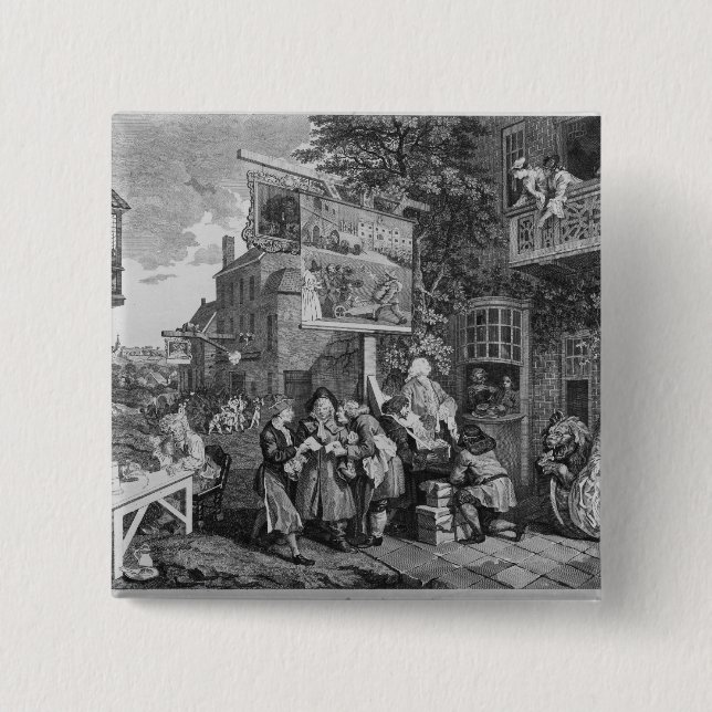 The Election II: Canvassing for Votes 15 Cm Square Badge (Front)