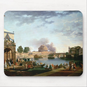 The Election of the Pope with Castel St. Mouse Mat