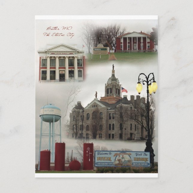 The Electric City Postcard (Front)