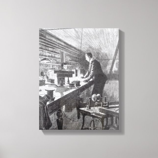 The Electric Light Canvas Print (Front)