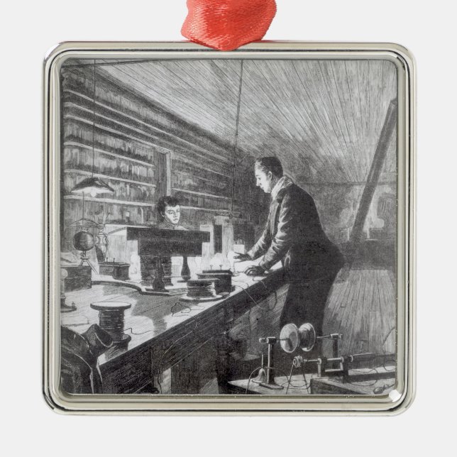 The Electric Light Metal Tree Decoration (Front)