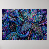 The Electric Lotus Awakening Spiritual Wall Art