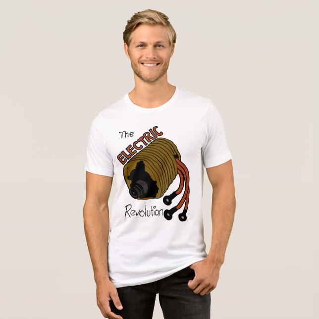 The Electric Revolution Tri-Blend Shirt (Front Full)