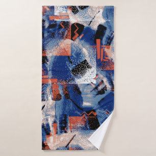 The elegance of blue arouses admiration in the fab bath towel
