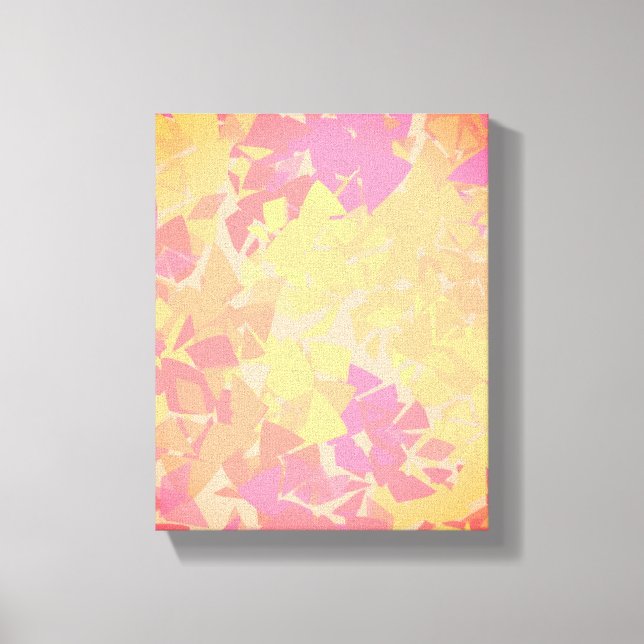 The Elegance of Broken Glass Canvas Print (Front)