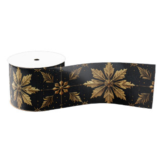The Elegant Christmas - Flower Grosgrain Ribbon