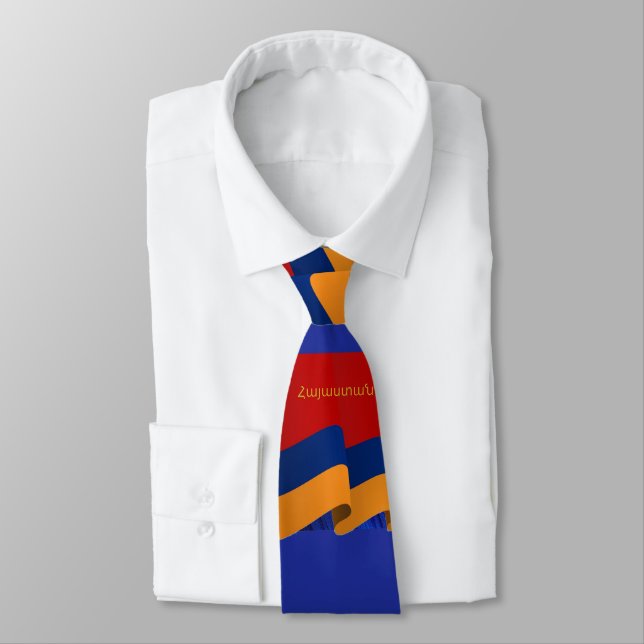 The Elegant Flag Tie (Tied)
