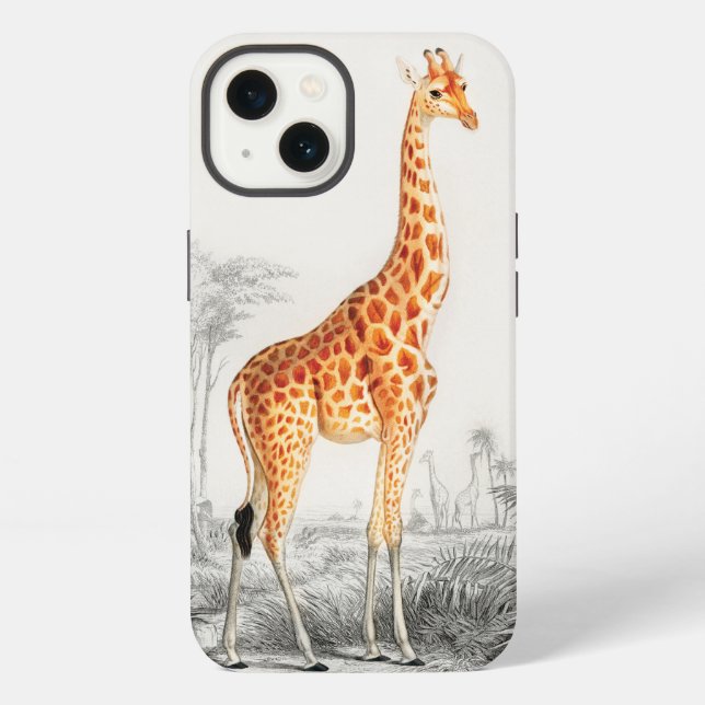 The Elegant Giraffe  iPhone Case (Back)
