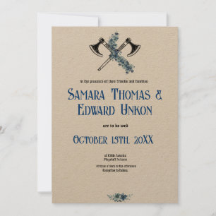 The Elegant Viking Invitation