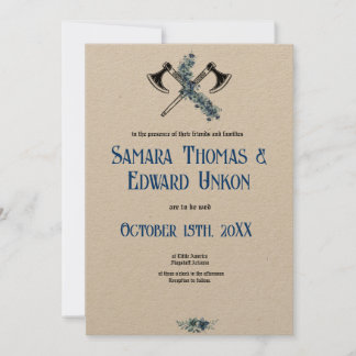 The Elegant Viking Invitation