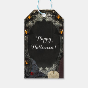 The Elegant Witch Classy Birthday Halloween Favour Gift Tags