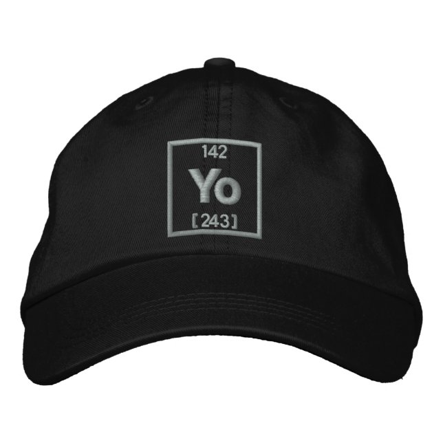 The Element of Whatz Up Embroidery Embroidered Hat (Front)