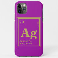 The Element of You! Custom Name Fuscia Periodic