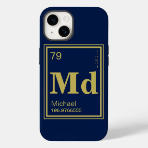 The Element of You! Custom Name Gold Periodic Case-Mate iPhone 14 Case