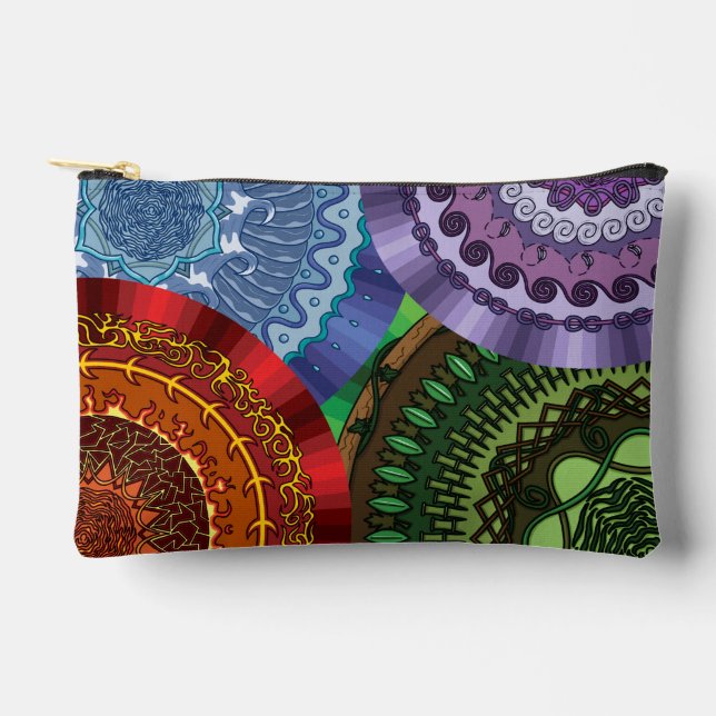 The Elements Mandalas Accessory Pouch (Front)