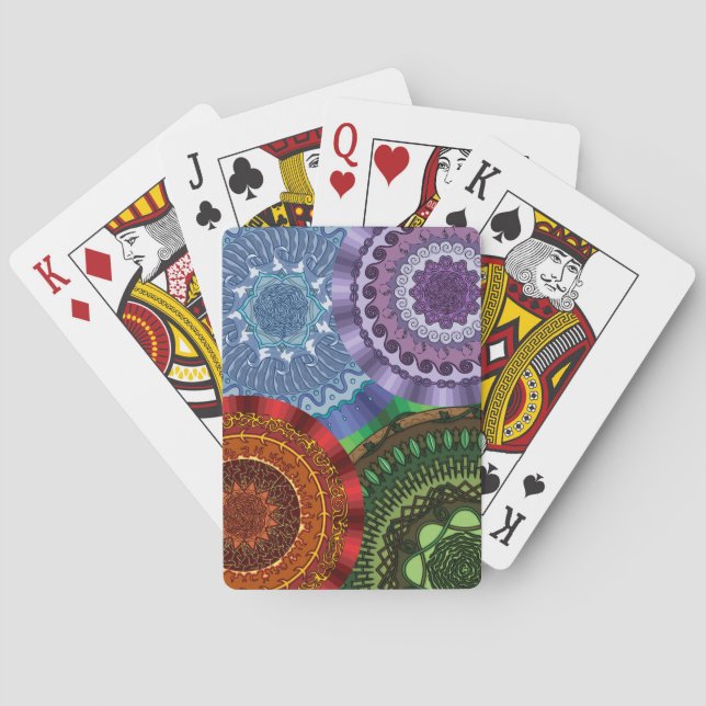 The Elements Mandalas Classic Playing Cards (Back)