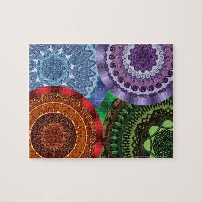 The Elements Mandalas Puzzle (Horizontal)