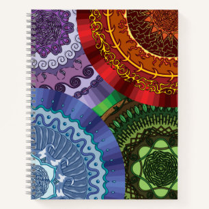 The Elements Mandalas Spiral Notebook