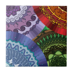 The Elements Mandalas Tile