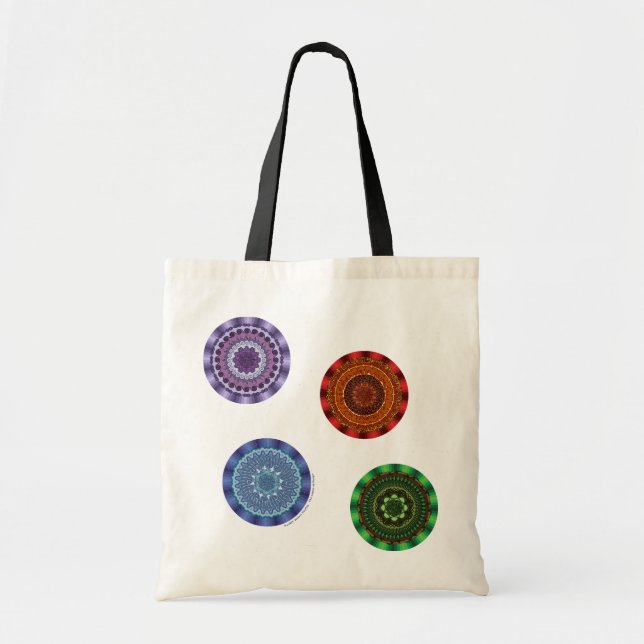 The Elements Mandalas Tote Bag (Front)