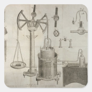 The Elements of Chemistry' Square Sticker