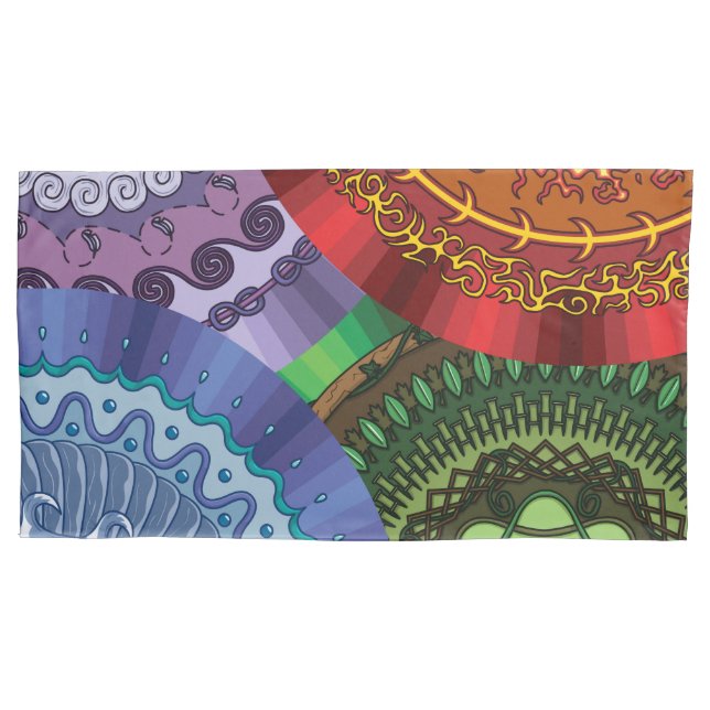 The Elements Pillow Case (Front)