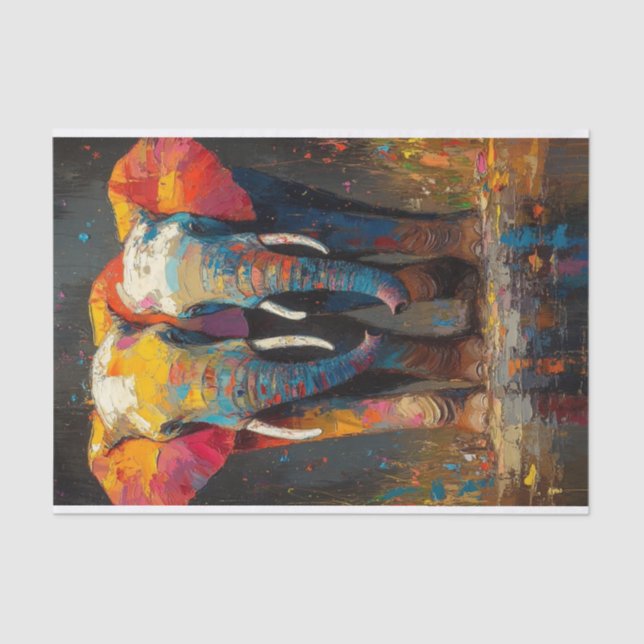 The Elephant Lyfe12 Tissue Paper (Front)