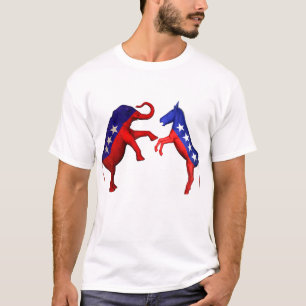 The Elephant Versus The Donkey T-Shirt