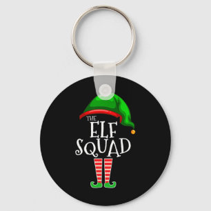 The Elf Squad Family Matching Group Christmas Key Ring