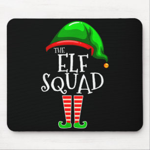 The Elf Squad Family Matching Group Christmas  Mouse Mat