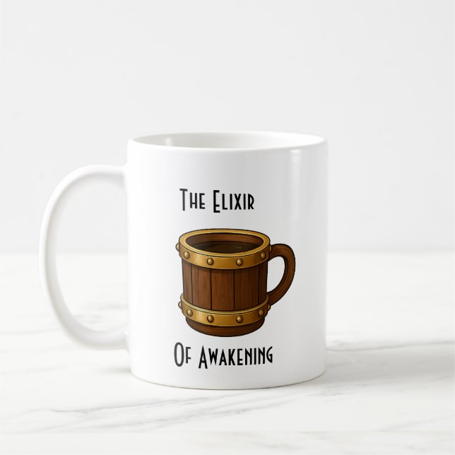 The Elixir of Awakening Coffee Mug (Left)