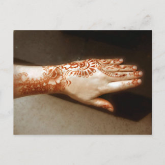 The Ellusive Henna Tattoo Postcard
