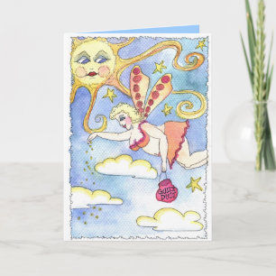 THE ELUSIVE GUILT FAIRY! Mothers day Greeting Card