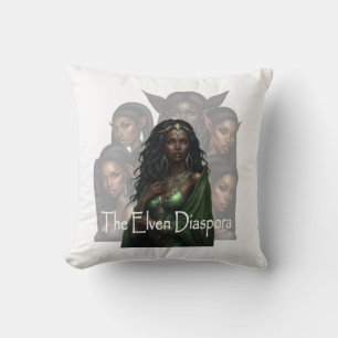 The Elven Diaspora Cover Art Cushion