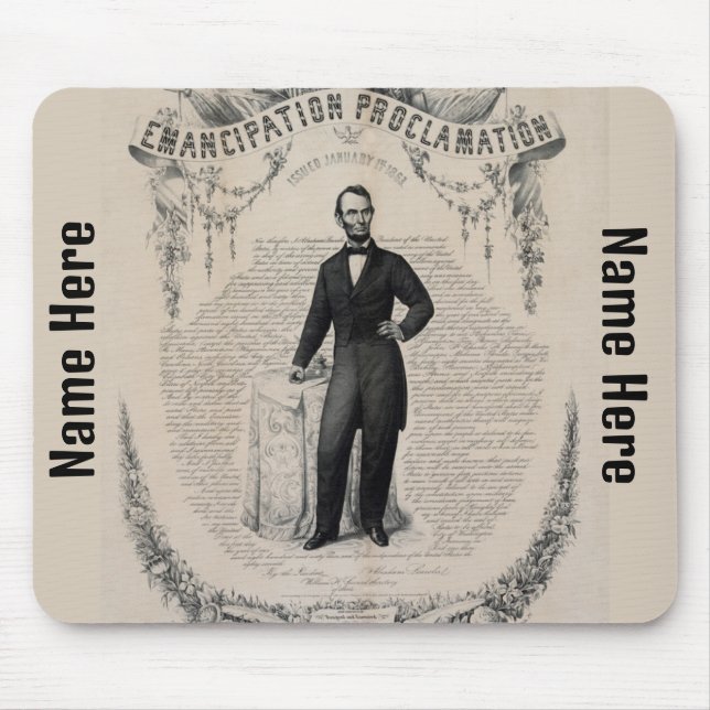 The Emancipation Proclamation Mouse Mat (Front)