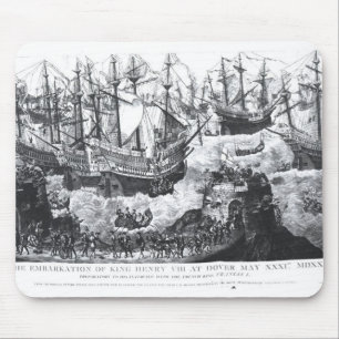 The Embarkation of Henry VIII at Dover Mouse Mat