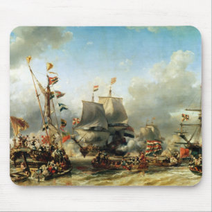 The Embarkation of Ruyter and William de Witt Mouse Mat