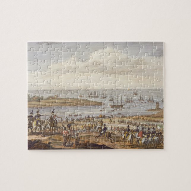 The Embarkation of the English in Holland, 30 Nove Jigsaw Puzzle (Horizontal)