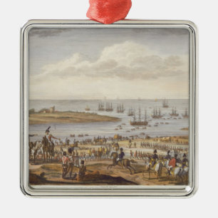 The Embarkation of the English in Holland, 30 Nove Metal Tree Decoration