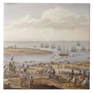 The Embarkation of the English in Holland, 30 Nove Tile