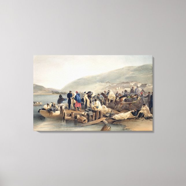 The Embarkation of the Sick at Balaklava Canvas Print (Front)