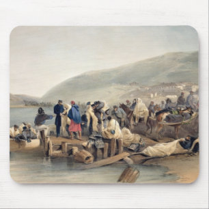 The Embarkation of the Sick at Balaklava Mouse Mat