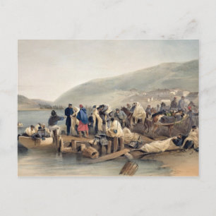 The Embarkation of the Sick at Balaklava Postcard