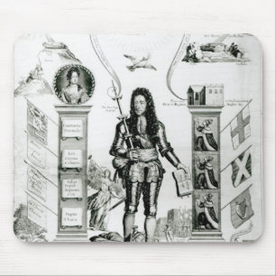 The Emblem of England, October 1690 Mouse Mat