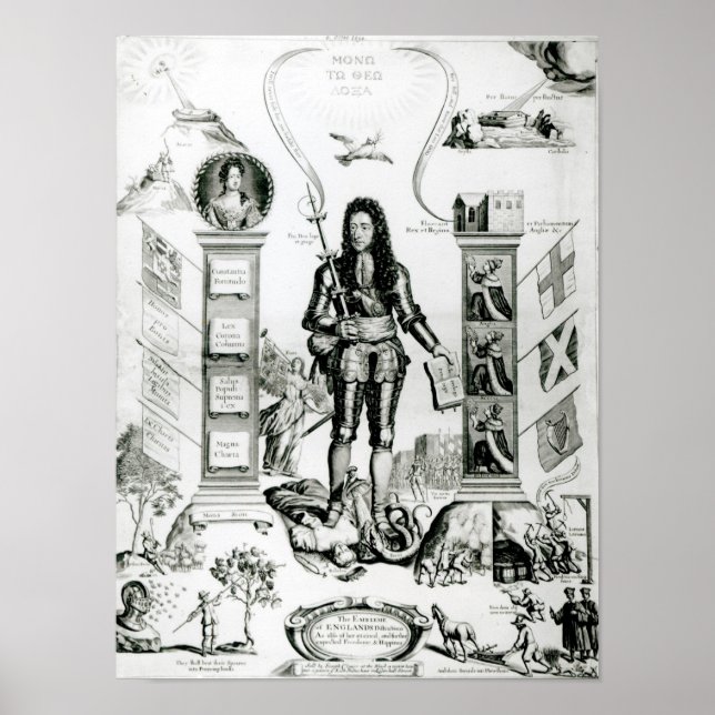 The Emblem of England, October 1690 Poster (Front)