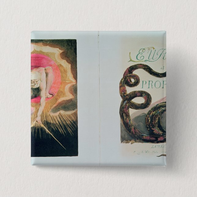 The Embodiment of Energy in a form of a 15 Cm Square Badge (Front)