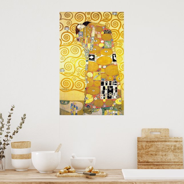 The Embrace by Gustav Klimt Poster (Kitchen)