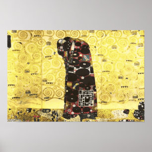 The Embrace by Gustov Klimt Art Print