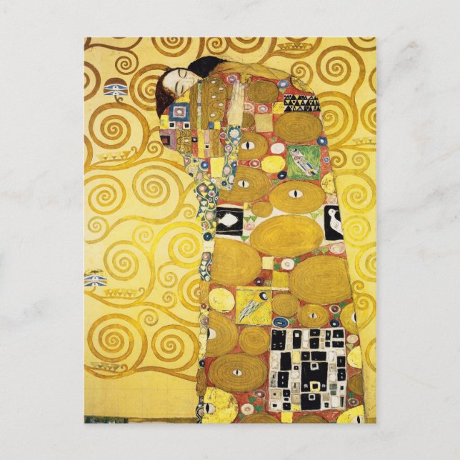 The Embrace (Fulfilment) by Gustav Klimt (1905) Postcard (Front)