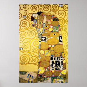 The Embrace (Fulfilment) by Gustav Klimt (1905) Poster